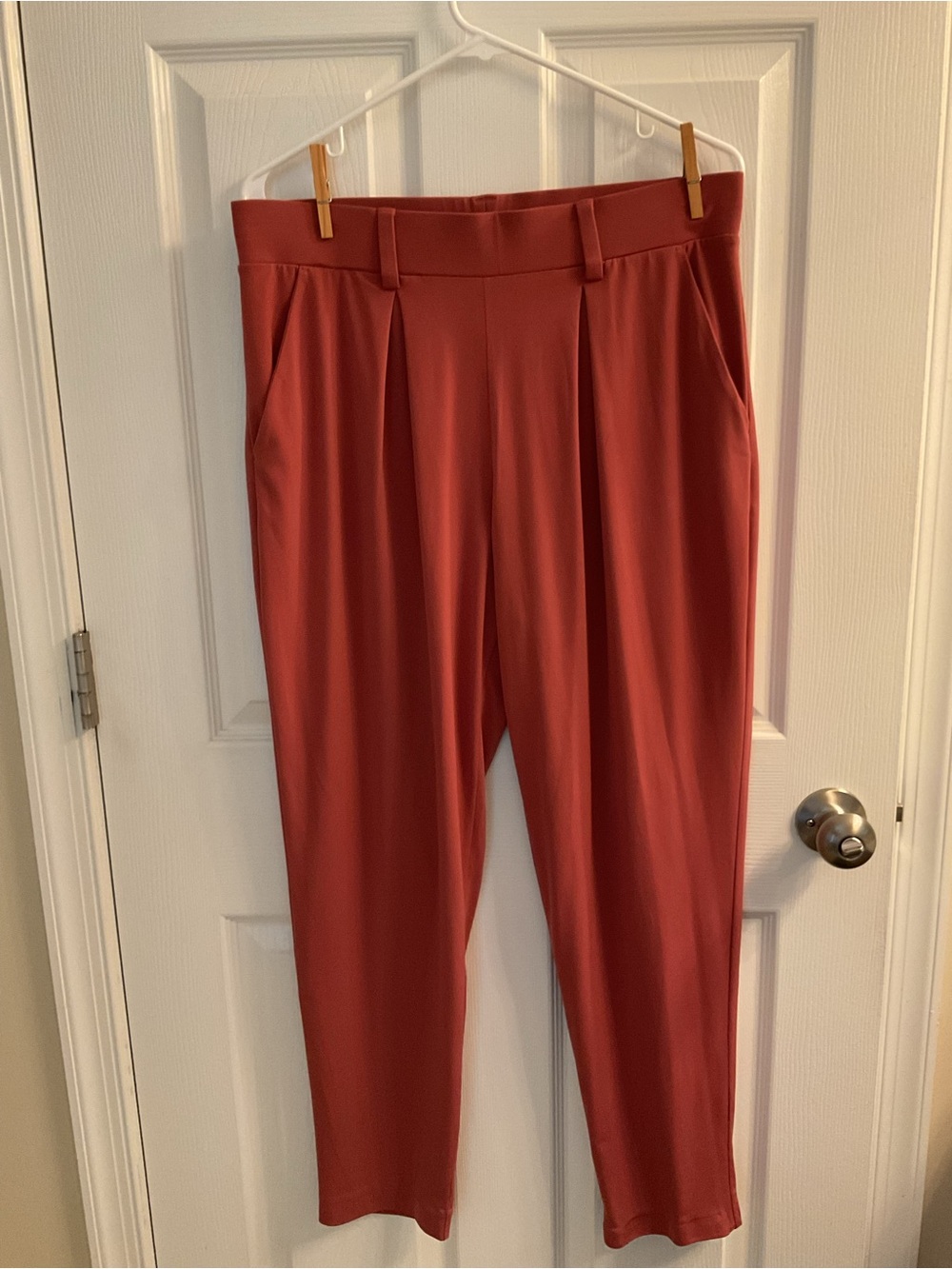 Women’s Pleated Pants - Rose Clay